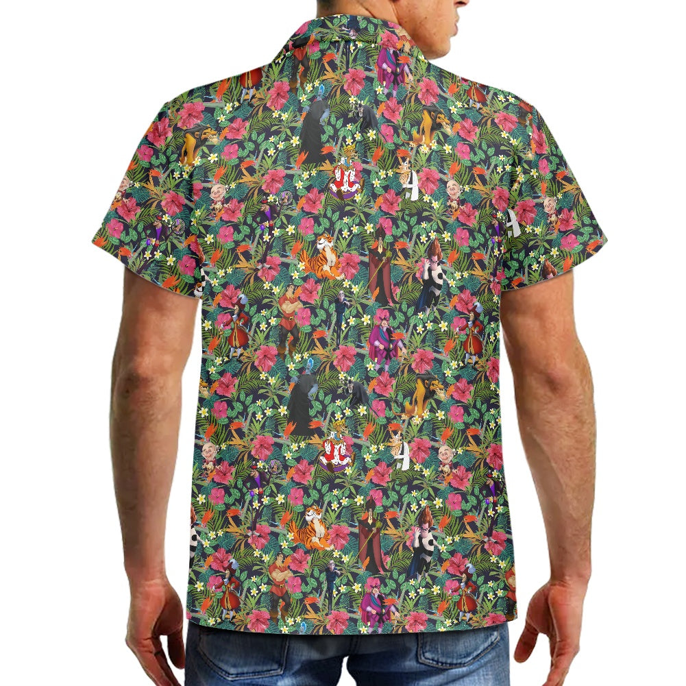 Tropical Male Villains Hawaiian shirt