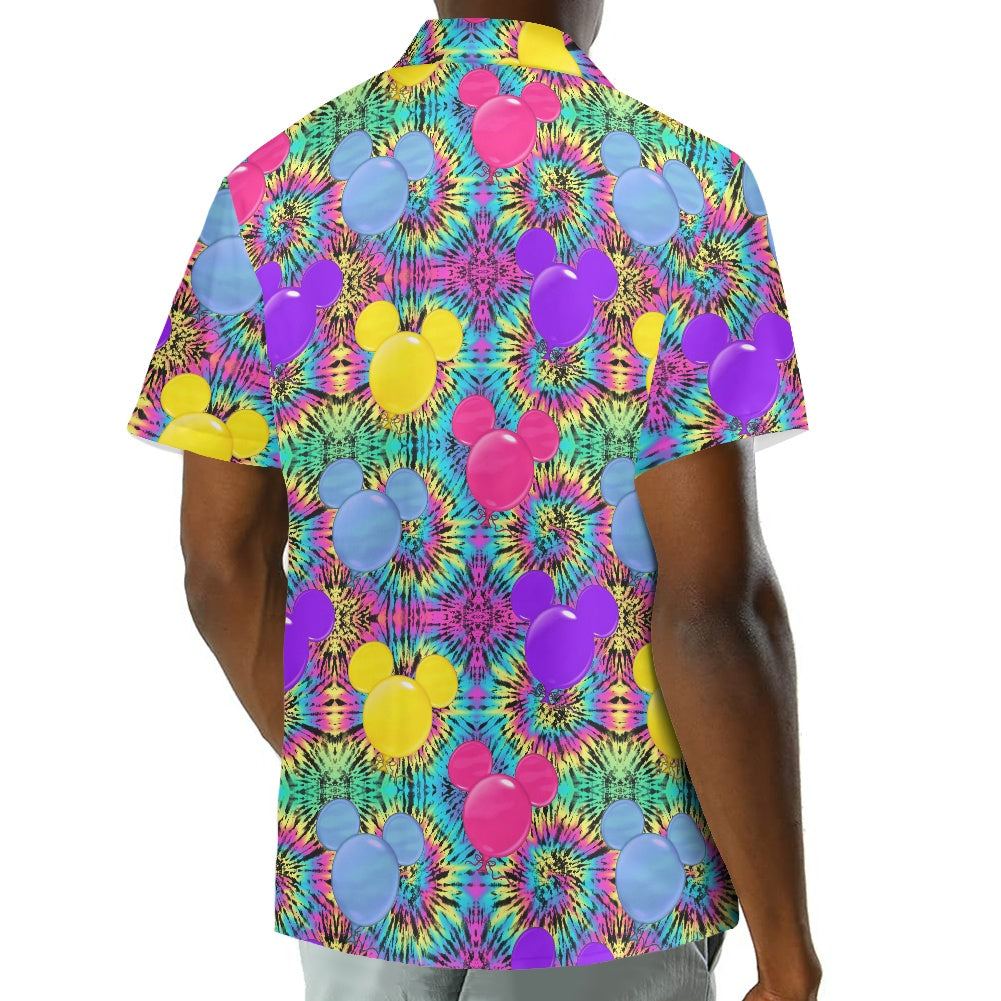 Tie Dye Mouse Hawaiian shirt