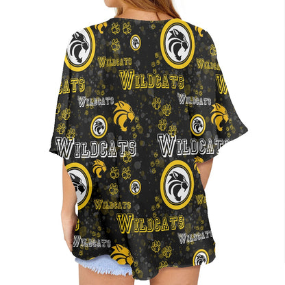 Wildcats Women's cardigan chiffon shirt