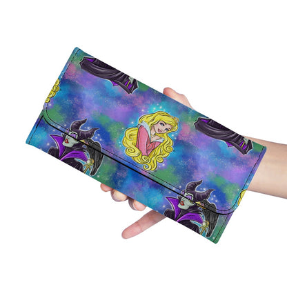 Sleepy Princess Long Folding Wallet