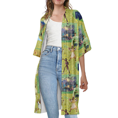 Almost There Women's Half Sleeve Kimono Cardigan