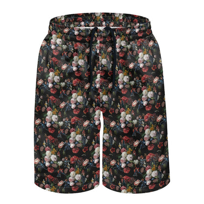 Black Widow All-Over Print Men's Beach Shorts