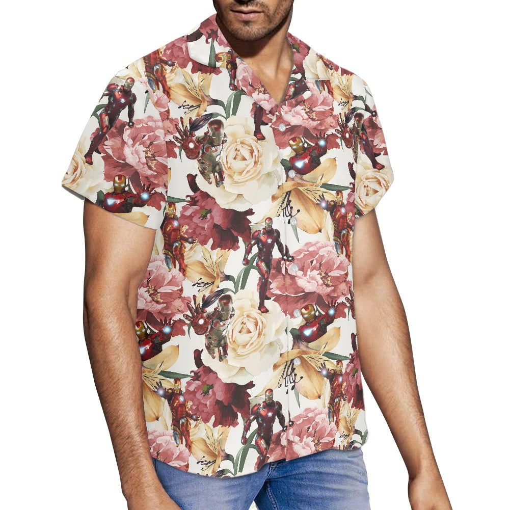 Floral Iron Hawaiian shirt