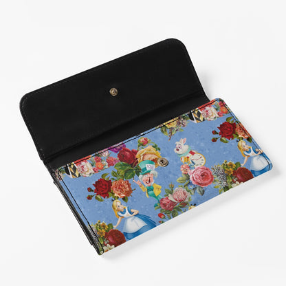 Wonderland Long Folding Wallet