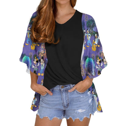 50th Anniversary Women's cardigan chiffon shirt