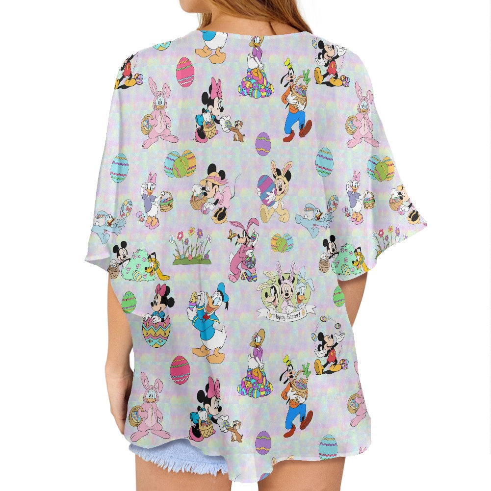 Easter Pals Women's cardigan chiffon shirt