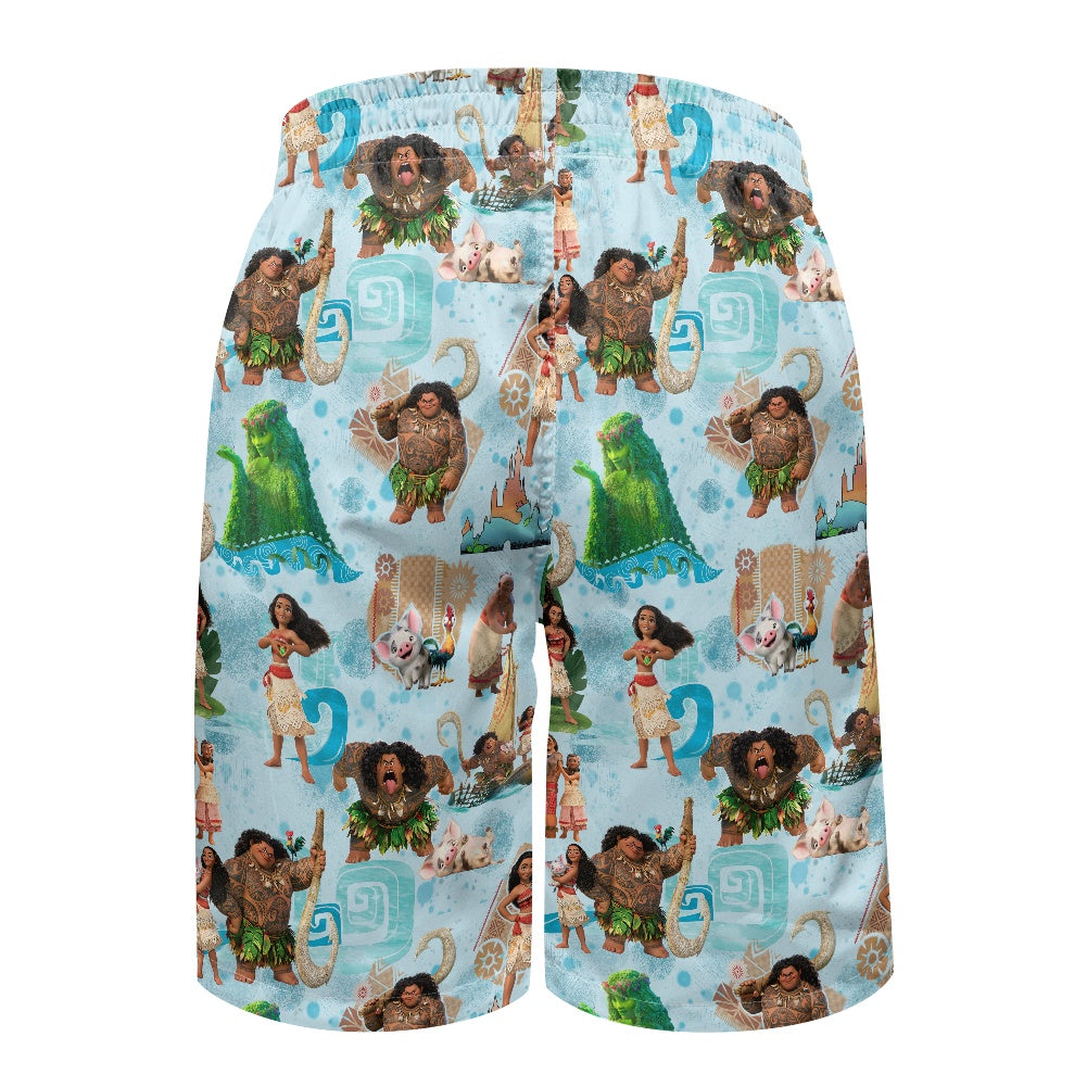 Wayfinder All-Over Print Men's Beach Shorts