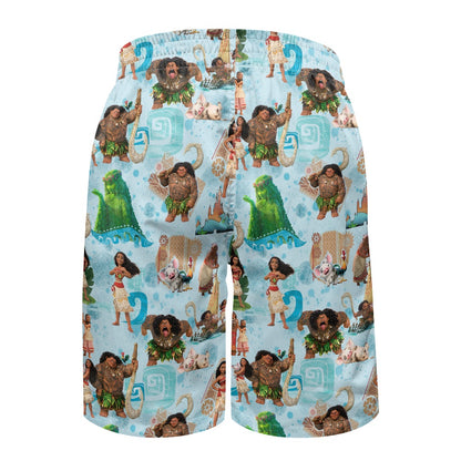 Wayfinder All-Over Print Men's Beach Shorts