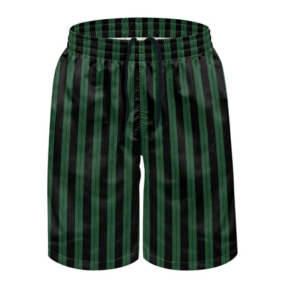 HM Wallpaper Stripe All-Over Print Men's Beach Shorts