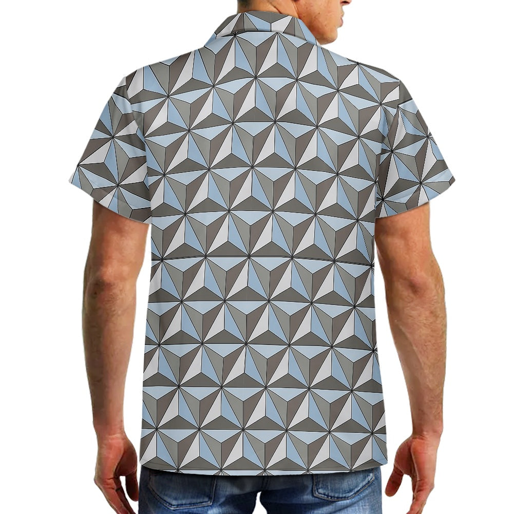 Spaceship Earth Hawaiian shirt