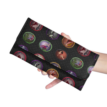 Villain Babes Long Folding Wallet