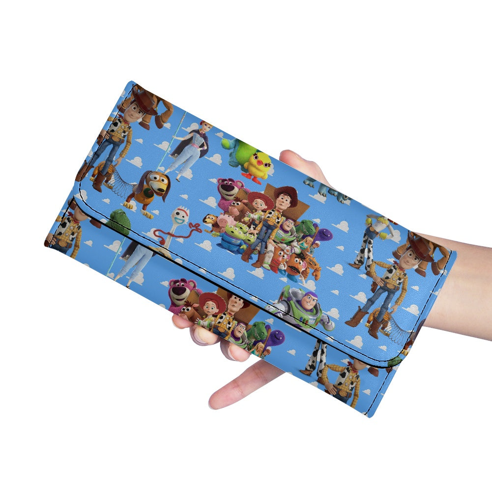 Toy Box Friends Long Folding Wallet