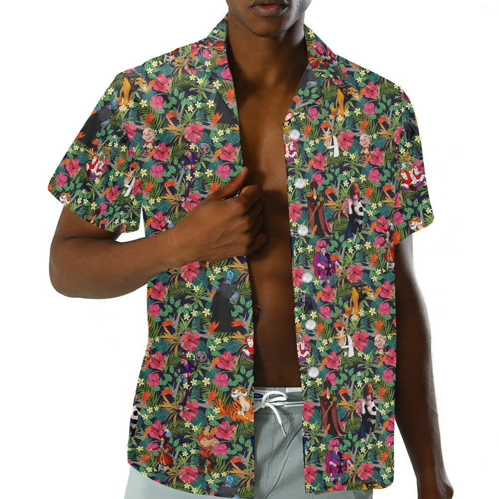 Tropical Male Villains Hawaiian shirt