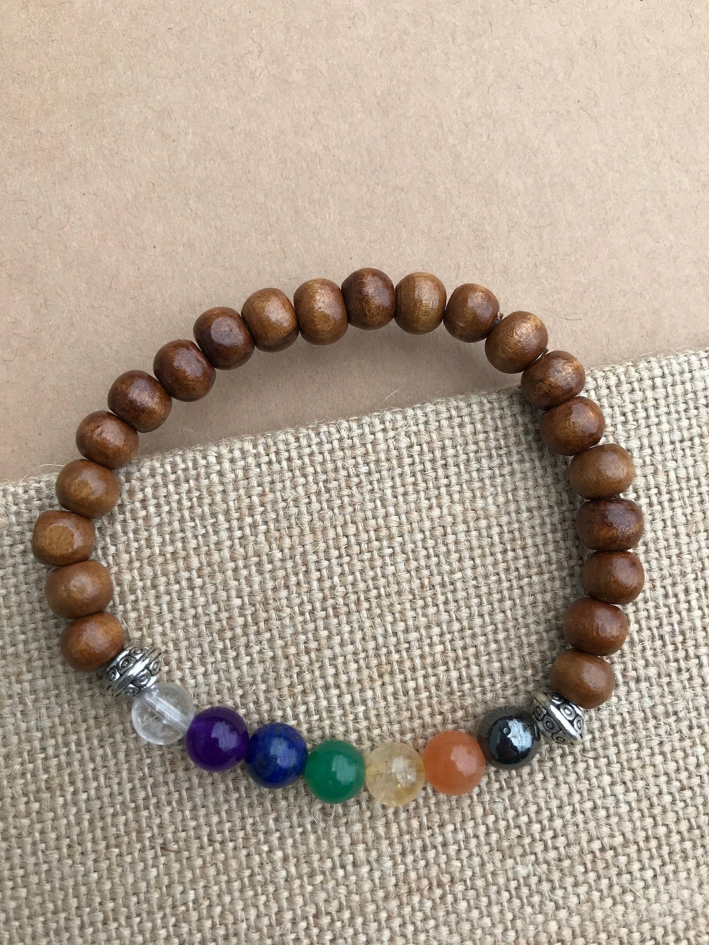 Chakra Stretch Gemstone Stackable Bracelet