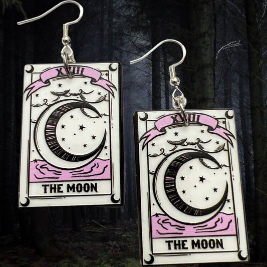 The Moon Tarot- Spooky Earrings