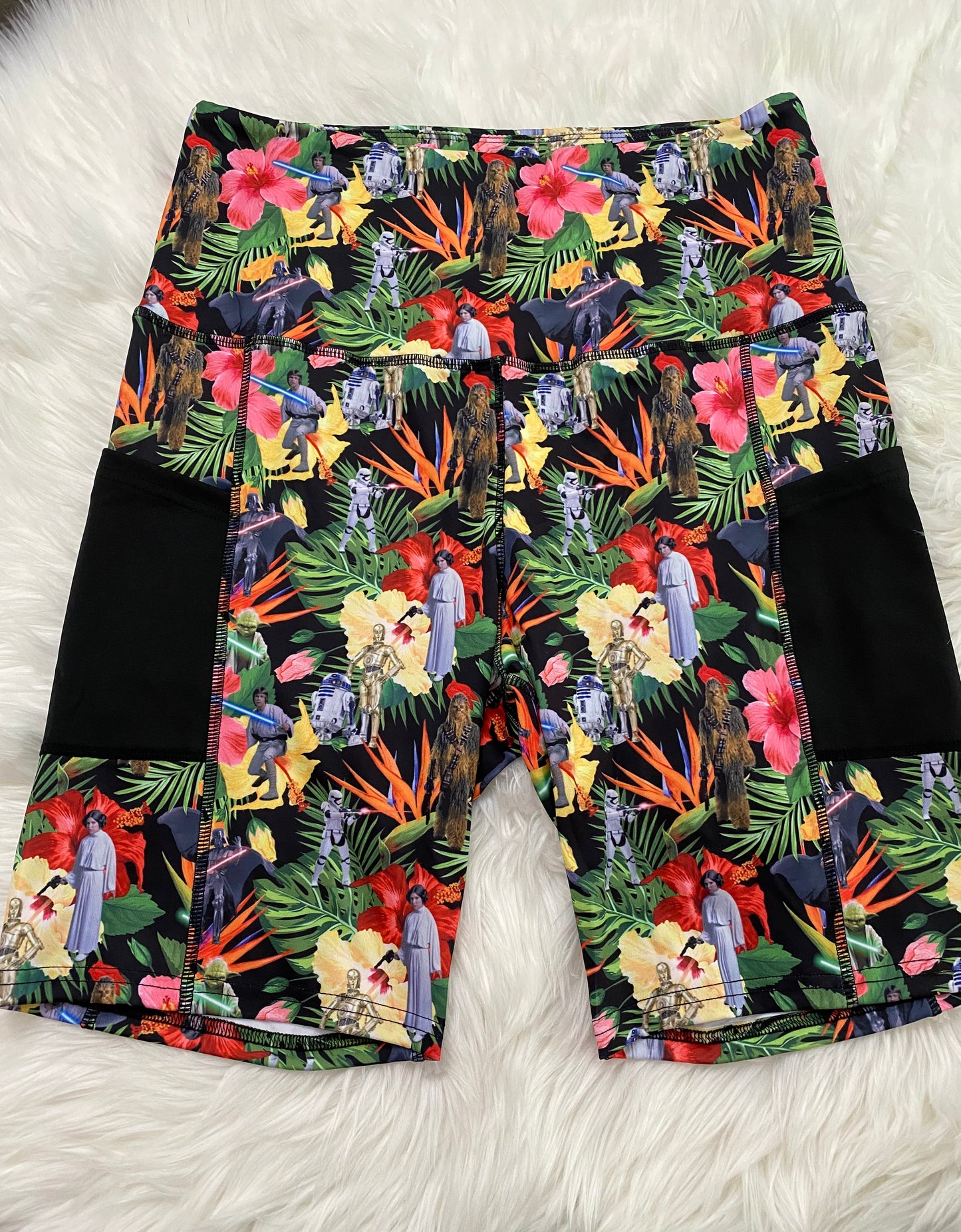 Tropical SW Workout Shorts