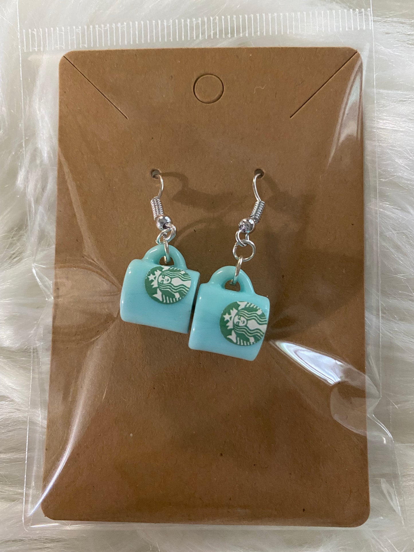 Small Star Drinks Mug Earrings