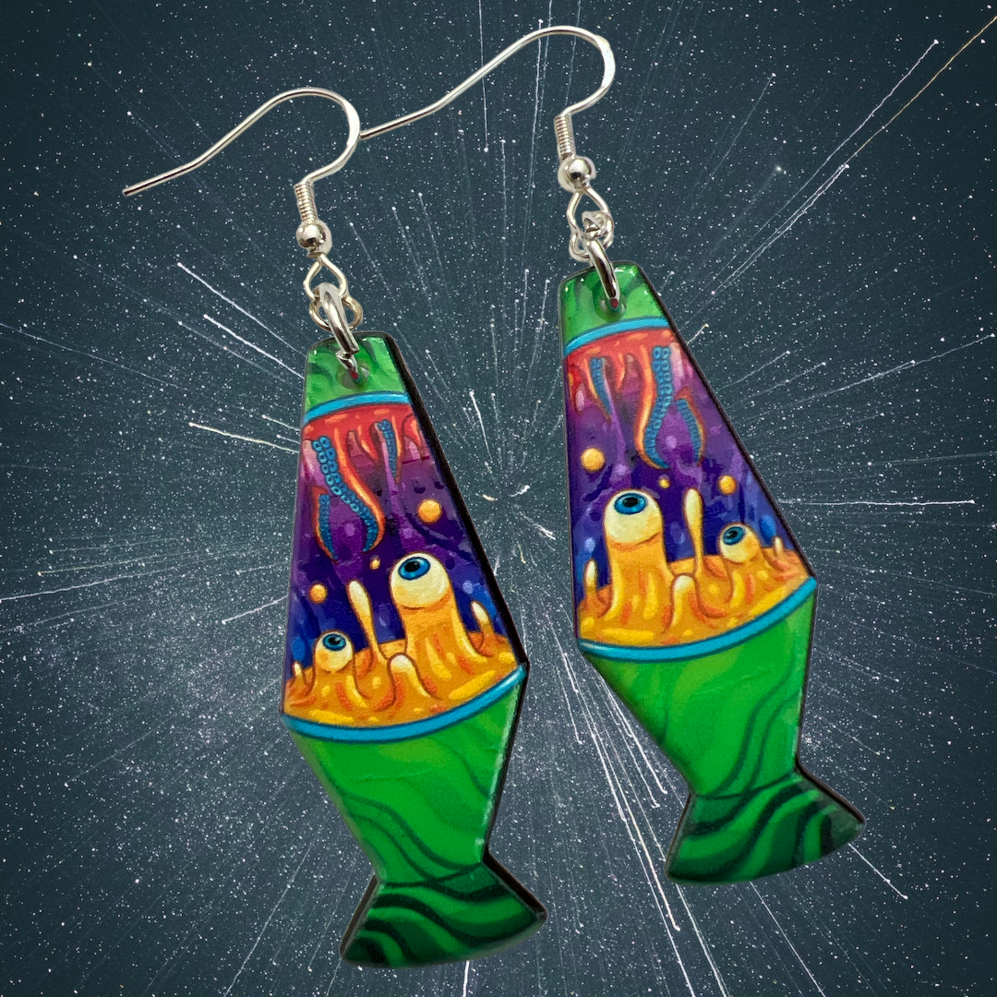 Lava Lamp- Spaced Out Earring