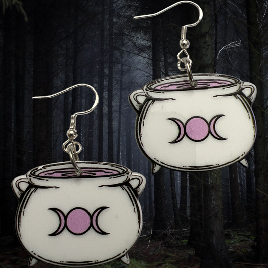 Cauldron- Spooky Earrings