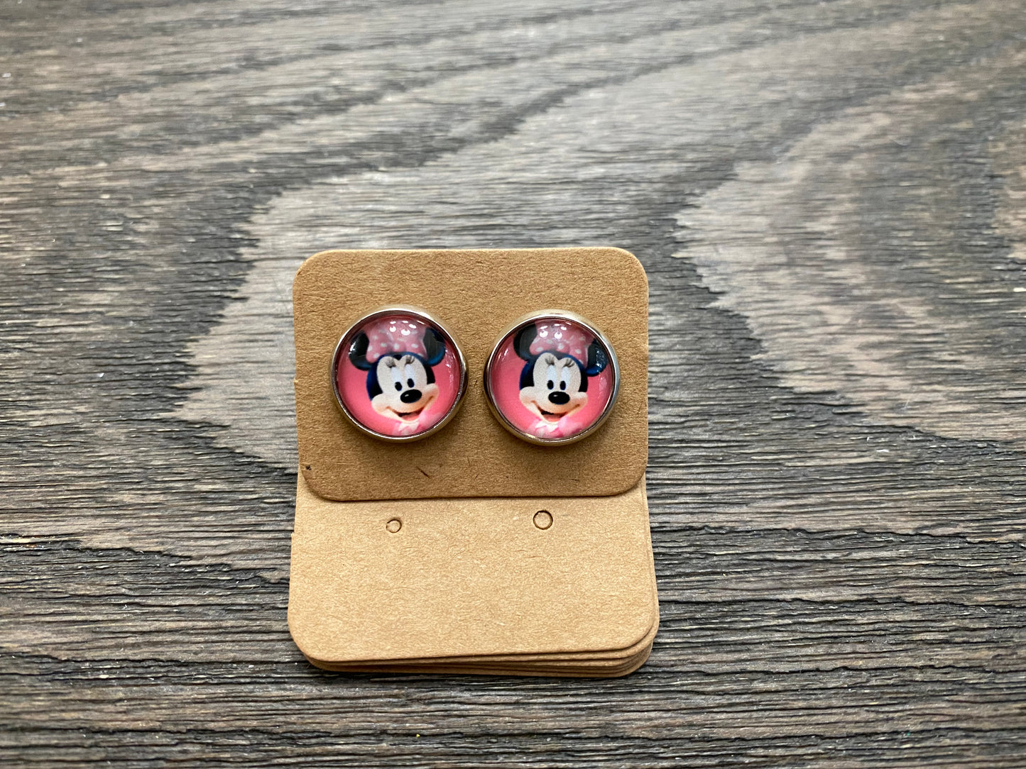 Magical Stud Earrings-Mouse Discs