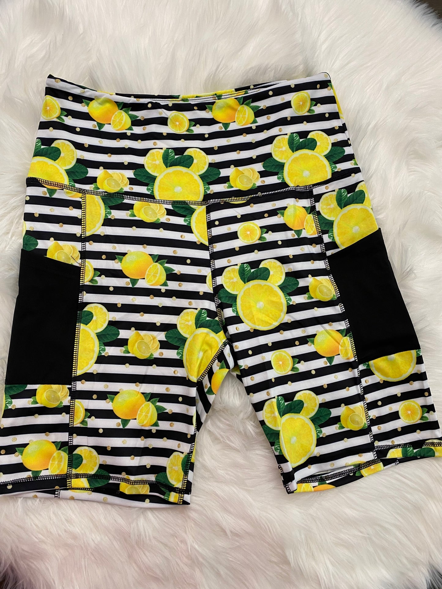 Lemon Squeezie Workout Shorts