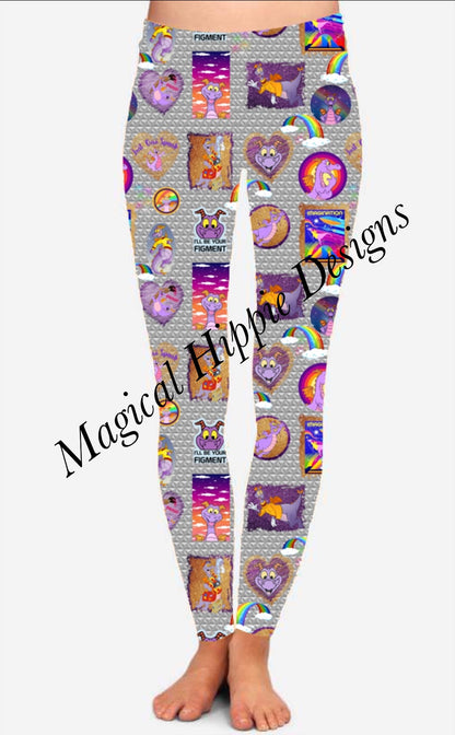 Purple Dragon Kid Legging