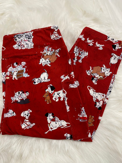 Dalmatians Legging Capri with pockets