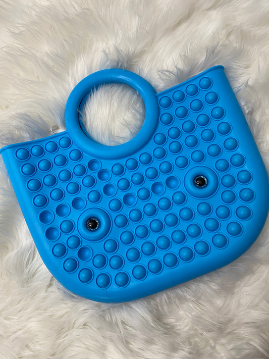 Blue Popper Tote