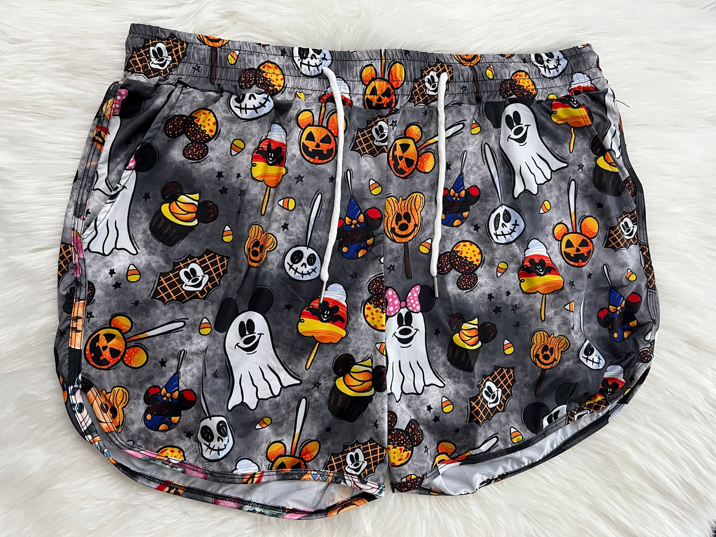 Halloween Treats Athletic Running Shorts