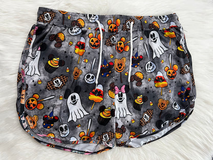 Halloween Treats Athletic Running Shorts