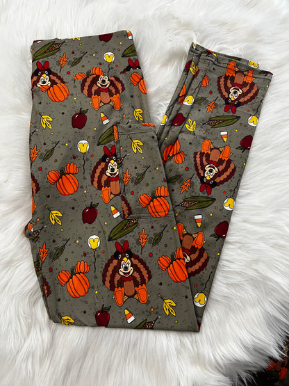 Turkey Mouse Legging full with pockets