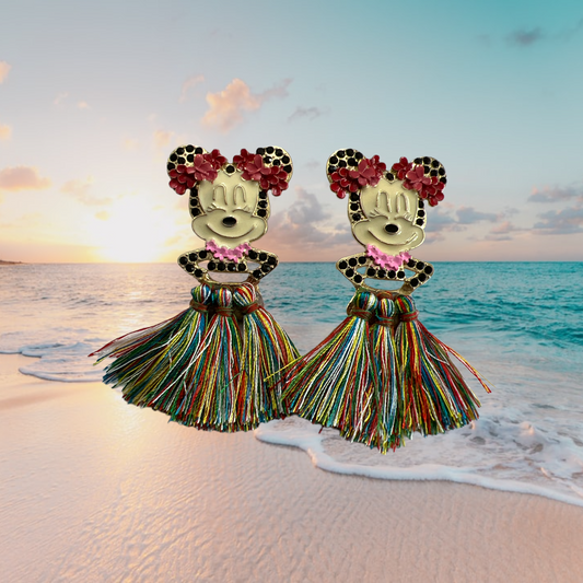 Hula Mouse Magical Bling Earrings